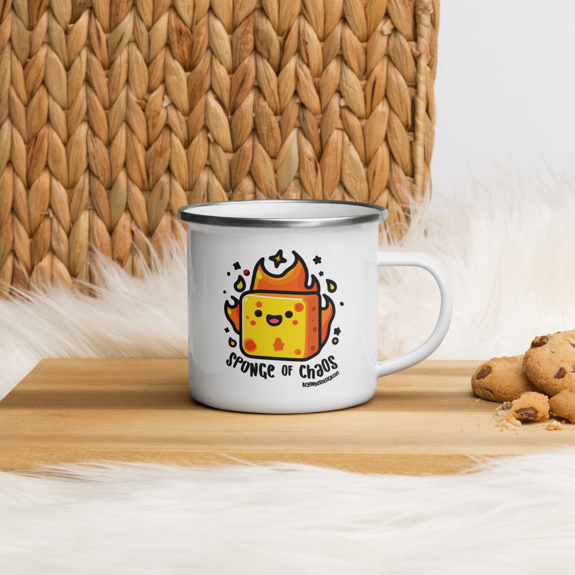 Sponge of Chaos Enamel Mug - Image 2