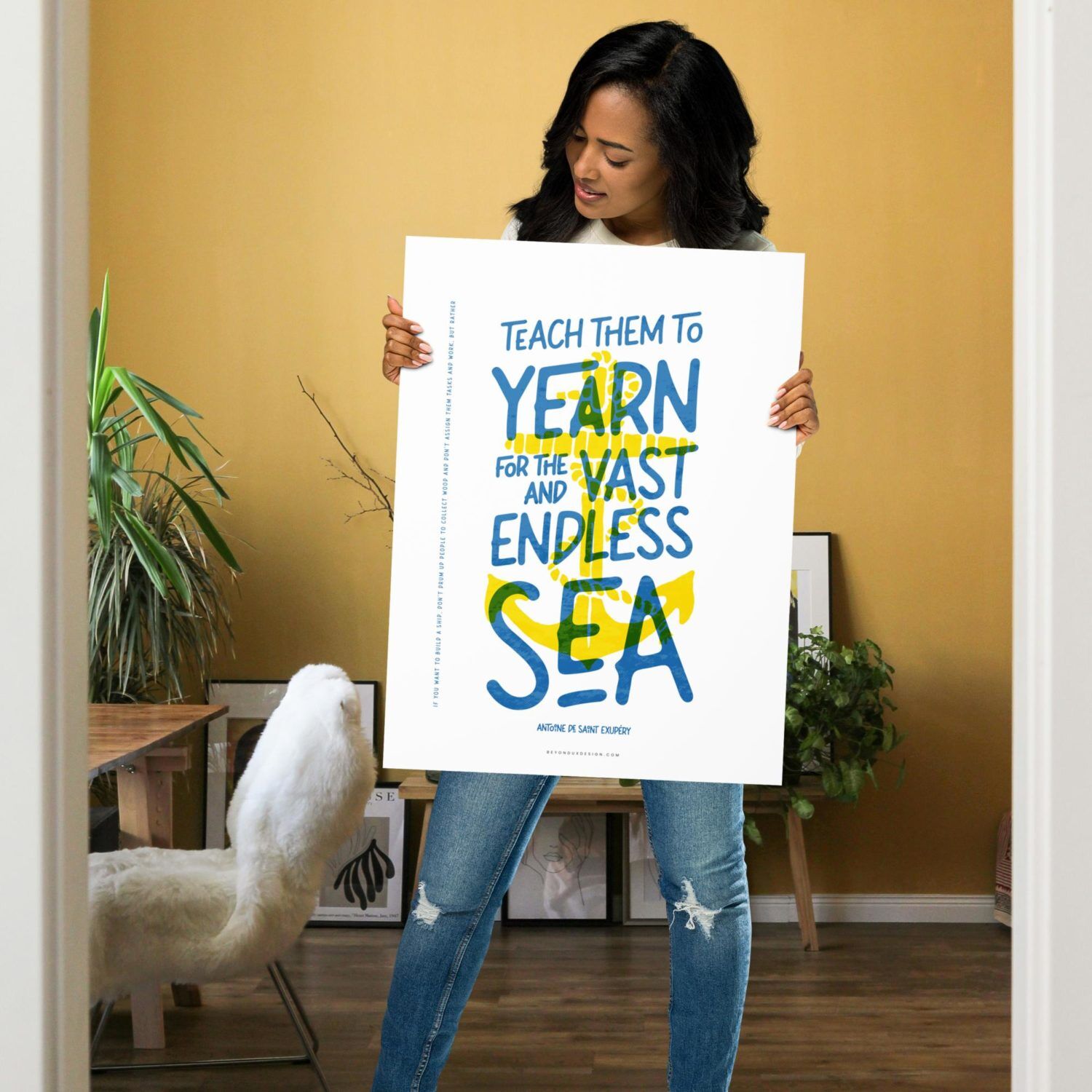 Vast and Endless Sea Print - Image 2
