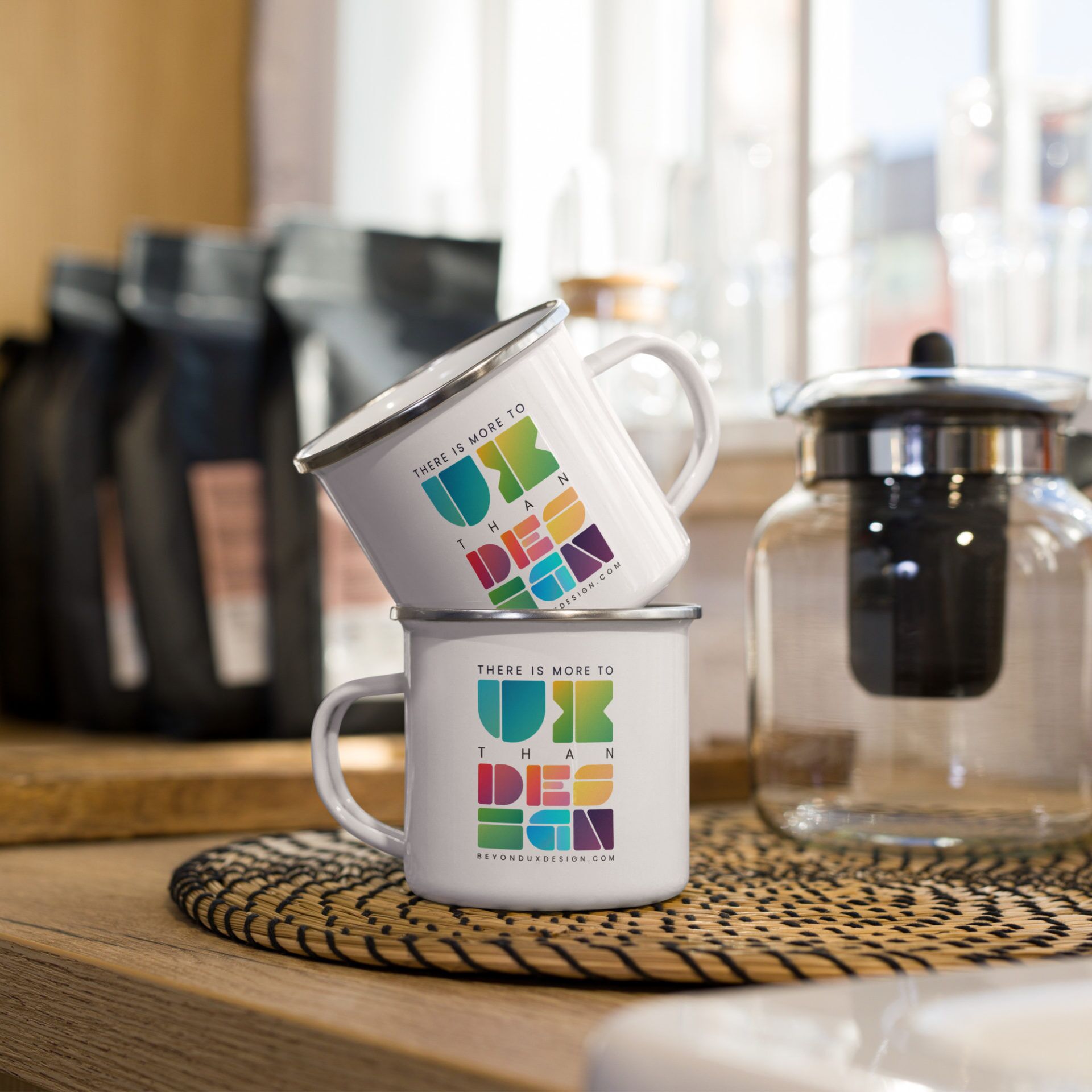 There's More to UX Enamel Mug - Image 5